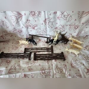 Vintage Cowboy and Cattle